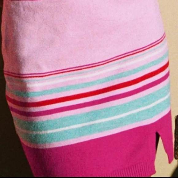 NWT PRINCESS POLLY Pink and blue mini skirt - SIZE 12 - Picture 4 of 4